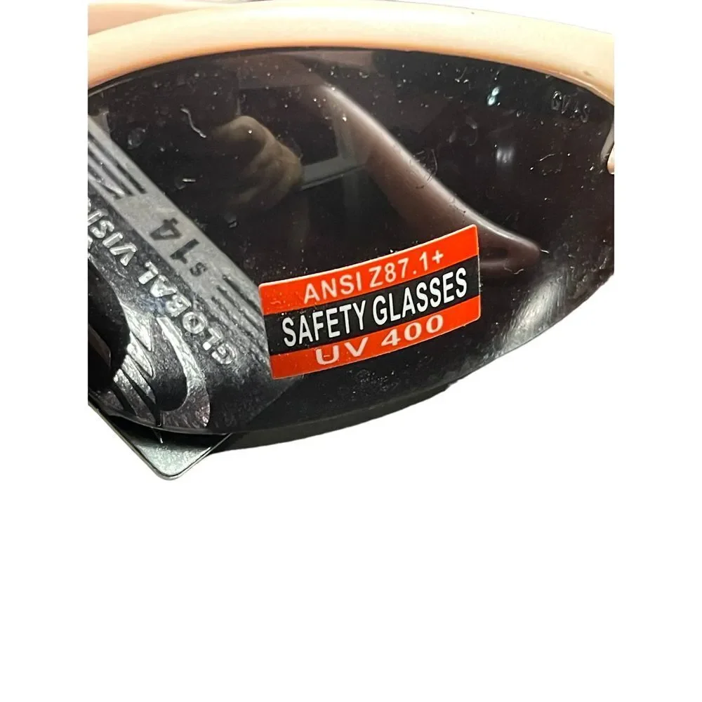 UV400 ANSI Z87.1+ Safety Glasses | Peach Frame Sports Protective Eyewear‎